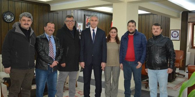 Ugd Yönetim Kurulu, Uşak Emniyet Müdürü Ergüder’i Ziyaret Etti