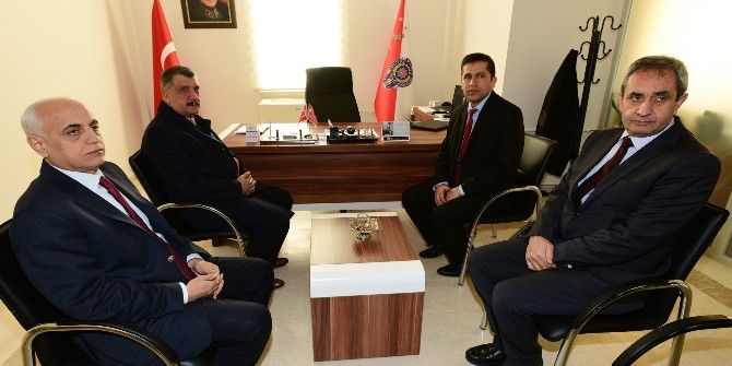 Başkan Gürkan, Battalgazi İlçe Emniyet Müdürü Saruhan’ı Ziyaret Etti