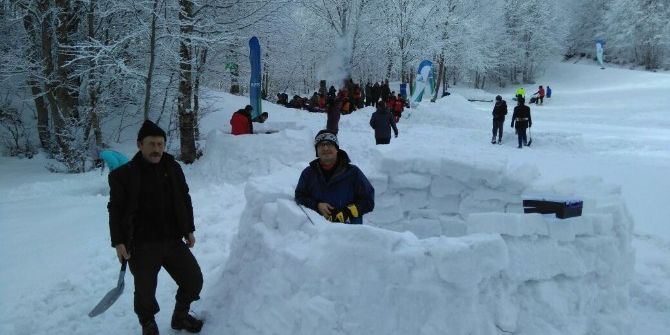 Dağcıların İglo Keyfi