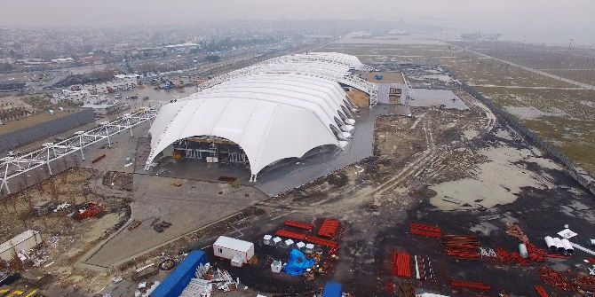 Avrasya Gösteri Ve Sanat Merkezi Havadan Görüntülendi