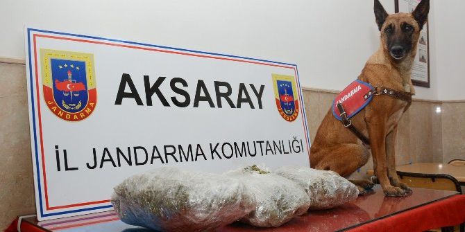 Çamaşır Sulu Poşetten Esrar Çıktı