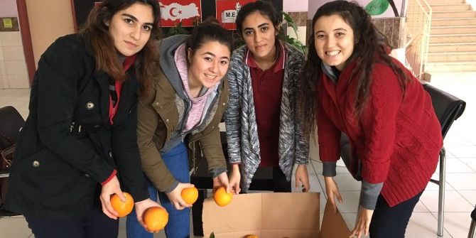 Kumlucalı Öğrenciler Muş Hasköy’e Sebze Meyve Gönderdi