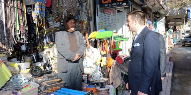 Akçakale Kaymakamı İlçe Esnafını Ziyaret Etti