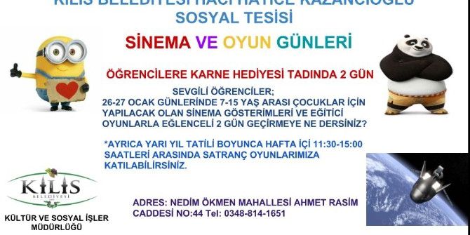 Sinema Ve Oyun Günleri