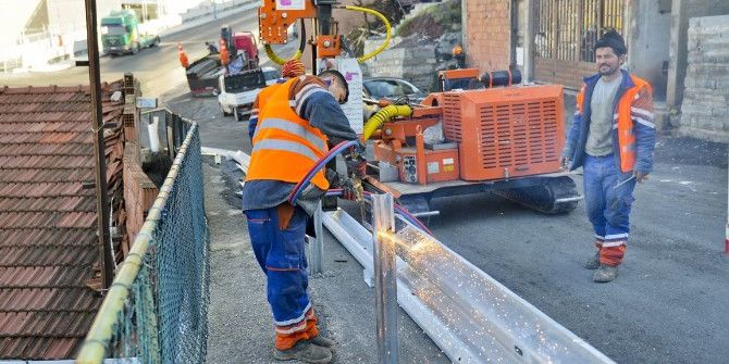 Maltepe’de Sokaklara Bariyerli Önlem