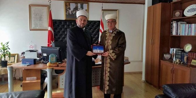 Karadağ İslam Birliği Başkanı Rıfat Feyziç’ten Kktc’ye İlk Ziyaret