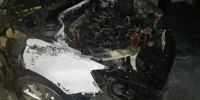 Okmeydanı’nda Tamirhanede Araçlar Alev Aldı: 1 Yaralı