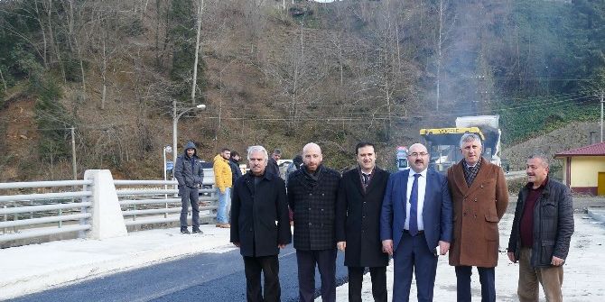 Of-çaykara Karayolundaki ‘Bölümlü Köprüsü’ Hizmete Girdi