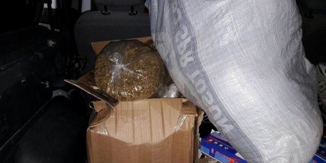 Sivas’ta 70 Kilo Kaçak Tütün Ele Geçirildi