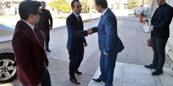 Mülki İdare Amirlerinden Birecik Kaymakamına Ziyaret