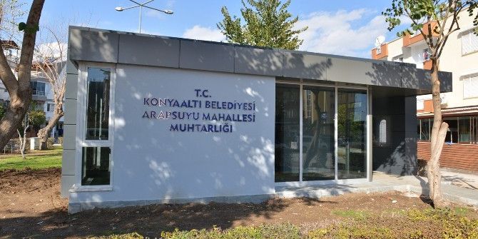 Konyaaltı’nda 4 Mahalleye Muhtarevi