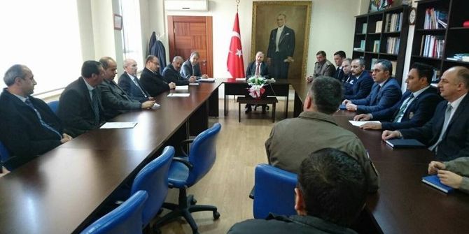 Develi Kaymakamlığında İlçe Amirleri Toplantısı Yapıldı