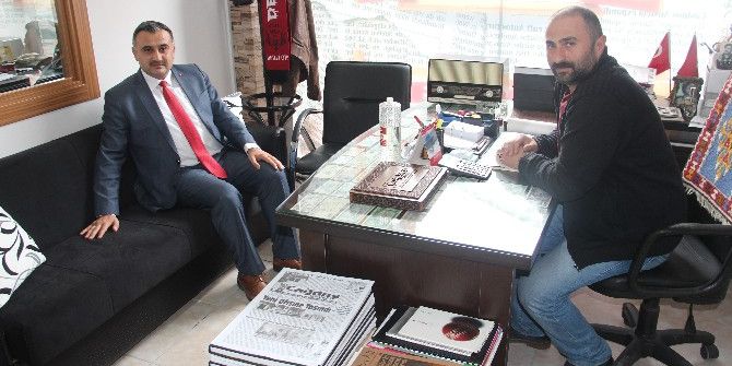 Başkan Cabbar’dan Çağdaş Develi Gazetesine Hayırlı Olsun Ziyareti