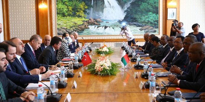 Cumhurbaşkanı Erdoğan Ve Rajaonarimampianina Heyetlerararsı Görüşmeye Başkanlık Yaptı