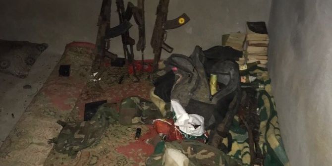 Sığınakta Silah Ve Mühimmat Ele Geçirildi