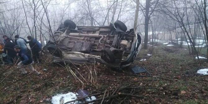 Öğretmenleri Taşıyan Servisi Şarampole Yuvarlandı: 11 Yaralı