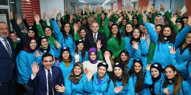 Ahi Evran Gençlik Kampına Bakan Sürprizi