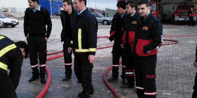 Yeni İtfaiye Erleri Görev Başında