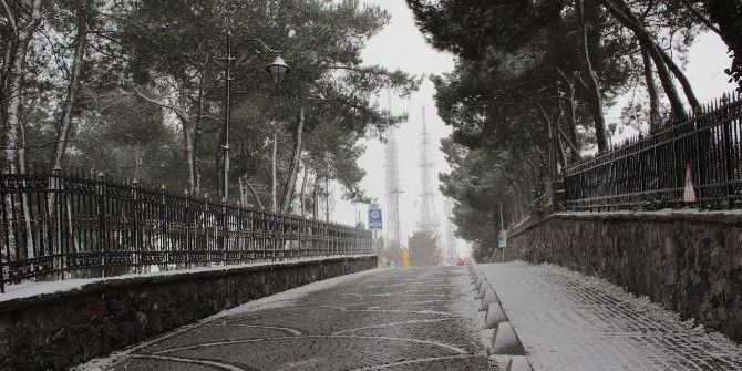 Çamlıca Tepesi Beyaza Büründü