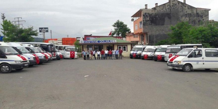 Fatsalı Şoförler Darbecileri Lanetledi