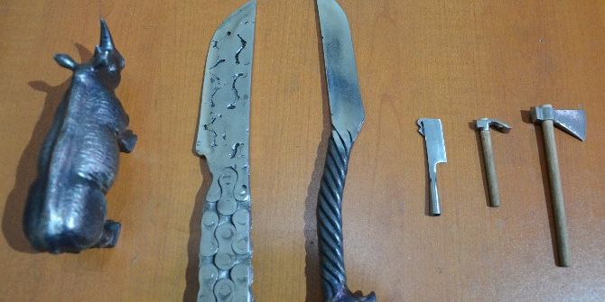 Demirci Ustasından Minyatür Savunma Silahları