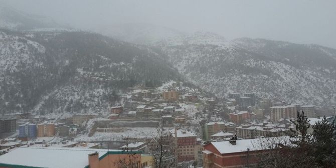 Gümüşhane’de Kar Yağışı