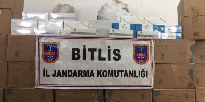 Bitlis’te Kaçak Sigara Operasyonu
