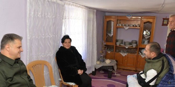 Vali Civelek, Gazi Özdere’yi Ziyaret Etti