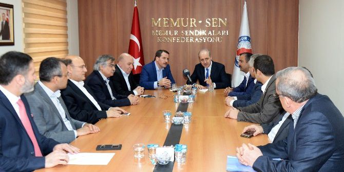 Başbakan Yardımcısı Kurtulmuş’tan Memur-sen’e Ziyaret