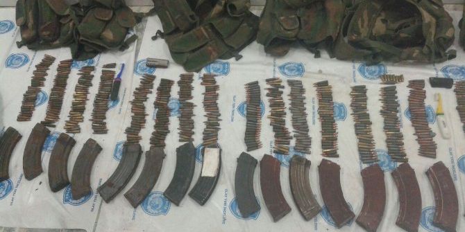 Nusaybin’de Çok Sayıda Silah Ve Mühimmat Bulundu