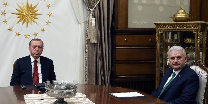 Cumhurbaşkanı Erdoğan Başbakan Yıldırım’ı Kabul Etti