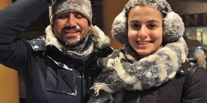 Kars’ı Kar Ve Tipi Esir Aldı