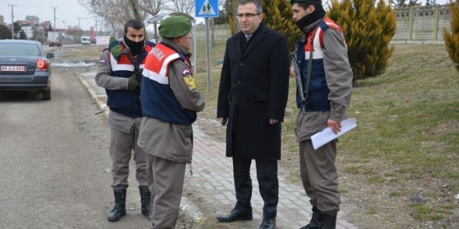 Kaymakam’dan Yol Denetimleri