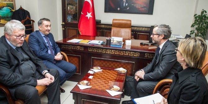 Ab Türkiye Delegasyonu Heyetinden Mehmet Parlak’a Ziyaret