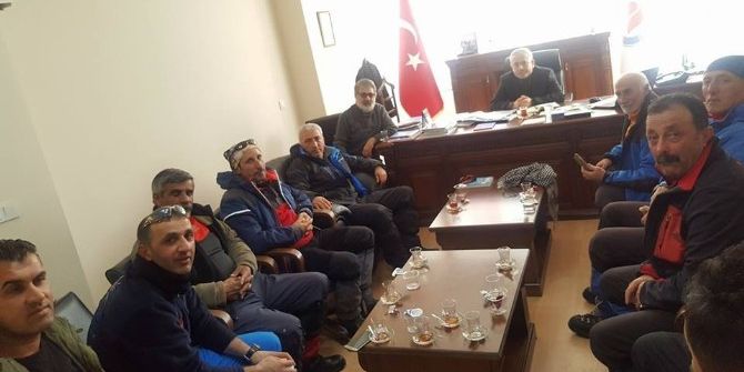 Dağcılardan Rektör Pakiş’e Ziyaret
