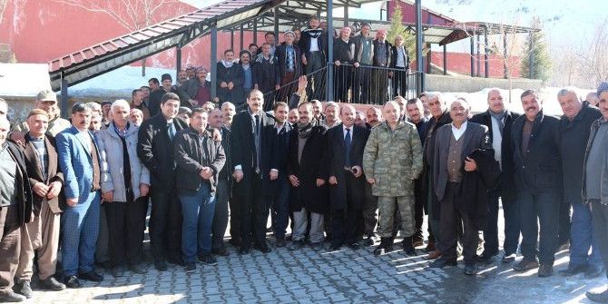 Emekli Olan Geçici Köy Korucularına Veda Yemeği