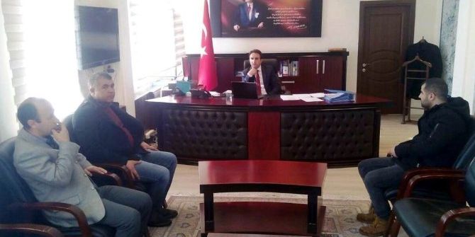 Esnaf Ve Stk Temsilcilerinden Kaymakam Dündar’a Ziyaret