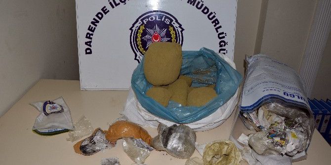 Yedek Lastiğin İçerisinden Esrar Çıktı