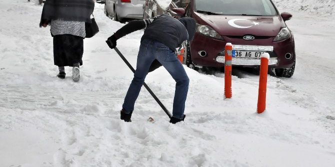 Kars’ta Kar Yağışı Ve Tipi, Hayatı Olumsuz Etkiledi