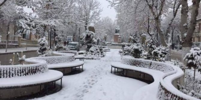 Malatya’da Kar Yağışı Etkili Oldu