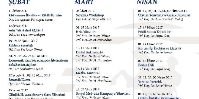 Omüsem’den Yeni Eğitim Programları