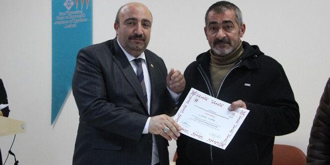 Elazığ’da Çiftçilere Sertifikaları Verildi