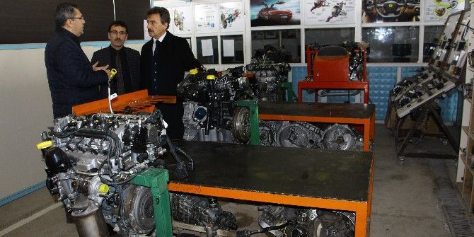 Yenişehir Meslek Lisesi’ne 2,5 Milyon Liralık Motor Atölyesi