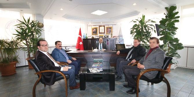 Mhp Ve Chp Yönetiminden Başkan Özaltun’a Ziyaret