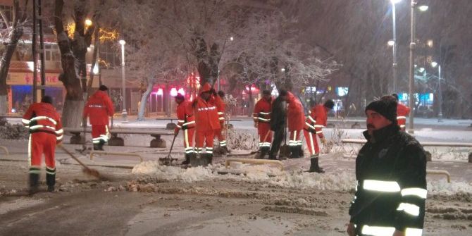 Battalgazi Belediyesi Karla Mücadele Çalışmalarını Sürdürüyor
