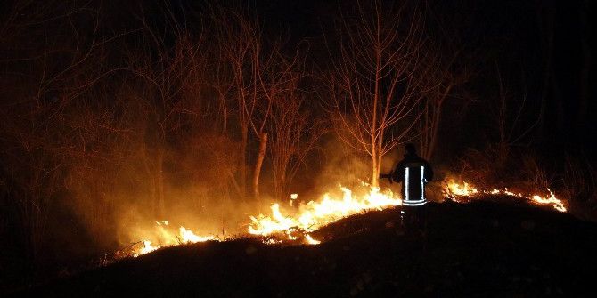 Antalya’da Korkutan Yangın