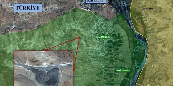 Cerablus’ta 2 Terörist Bomba Yüklü Araçla Birlikte Yakalandı