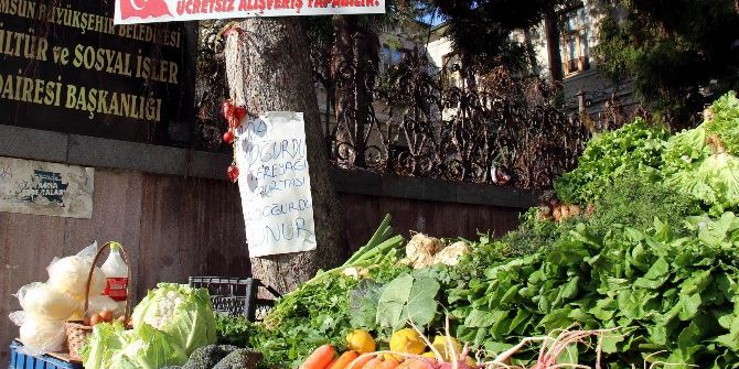 Şehit Yakınlarına Sebze-meyve Bedava