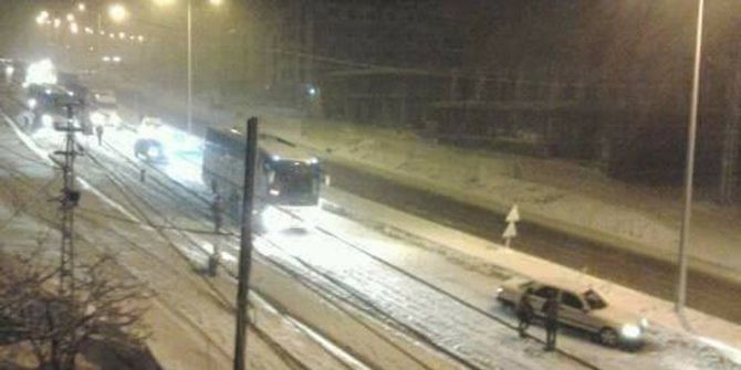 Belen-antakya Yolunda Yoğun Kar Yağışı Sürücülere Zor Anlar Yaşattı