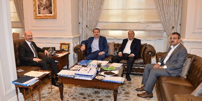 Yalçın’dan İçişleri Bakanı Soylu’ya Ziyaret